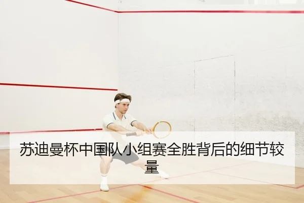 苏迪曼杯中国队小组赛全胜背后的细节较量